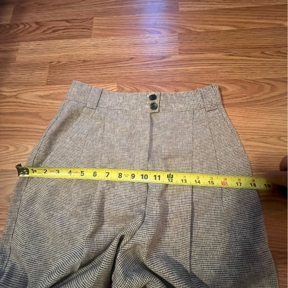 Vintage ESCADA Gray Pleated High Waisted Wool Pants Womens USA 6 / 38 - Picture 6 of 11